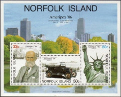 Norfolk Island 1986 SG388 Ameripex '86 MS MNH - Ile Norfolk