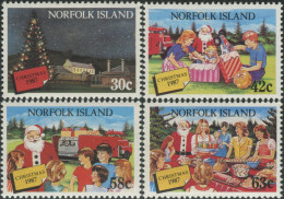 Norfolk Island 1987 SG429-432 Christmas Santa Set MNH - Ile Norfolk