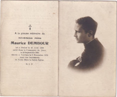 Maurice Dembour : Dinant 1890 - Verviers 1918 - Images Religieuses