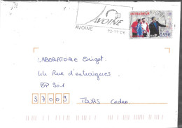 TIMBRE N° 3908   -   ENTRAINEUR    -  AU TARIF DU 1 3 05 AU 30 9 06 -    - SEUL SUR LETTRE- 2006 - Posttarife