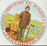 Ancienne étiquette De Fromage Lekkerkerk - Käse