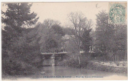 51 - CHALONS-sur-MARNE - Pont Du Cours D'Ormesson - 1908 - Châlons-sur-Marne
