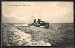 AK Torpedoboot 89 Auf Hoher See, Kriegsschiff  - Krieg