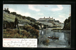 AK Würzburg, Bei Der Insel Mit Blick Auf Das Käpelle Und Die Festung  - Würzburg