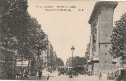 *** 75 *** PARIS  Porte Et Boulevard Saint Denis TTB écrite - Otros Monumentos