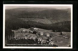 AK Zwieselberg / Freudenstadt, Ortsansicht Mit Landhaus Armbruster Vom Flugzeug Aus  - Freudenstadt