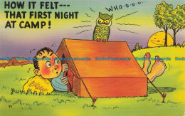 R629663 How It Felt That First Night At Camp. A Colourpicture. Series L. Army Co - World