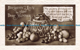 R629683 Birthday Joys Be Thine. Dear Mother. RP - Monde