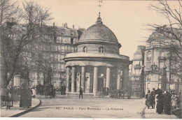 *** 75 *** PARIS  Parc Montceau La Rotonde TTB écrite - Autres Monuments, édifices