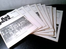 Konvolut: 11 Zeitschriften / Hefte Hot Jazz Information -kpl Jahresausgabe 1979 - Música