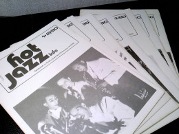 Konvolut: 7 Zeitschriften / Hefte Hot Jazz Information -kpl Jahresausgabe 1980 - Musik