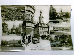 Altensteig / Württ. Schwarzwald. Alte Ansichtskarte / Postkarte S/w, Gel. 1955. 6 Ansichten Rund Um Ort U. Um - Autres & Non Classés