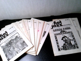 Konvolut: 12 Div. Zeitschriften / Hefte Hot Jazz Information. 1975/Jahresausgabe 1976 - Music