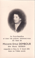 Maria Dethiou : Dembour : 1890 - 1961 - Devotion Images