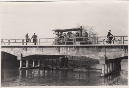 MILANO-PROVE DI CARICO SUL PONTE LAMBRO DI VIA DELL'IMPERO NO CARTOLINA VERA FOTOGRAFIA DATATA 21-11-1940 - Milano (Milan)