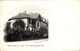 CPA Lahr Im Schwarzwald Baden, Villa, Albert Guth Jr., Werderstraße - Altri & Non Classificati