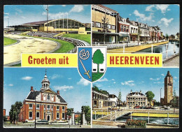 HEERENVEEN Groeten Uit 4-luik Ca 1978 - Heerenveen