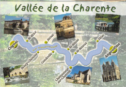 16 - Vallée De La Charente - Carte Géographique - Multivues - Autres & Non Classés