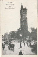 *** 75 *** PARIS Rue De Rivoli Et Tour Saint Jacques  TTB  écrite - Otros Monumentos