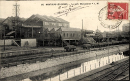 CPA Montceau Les Mines Saône Et Loire, Hafen, Laden - Sonstige & Ohne Zuordnung