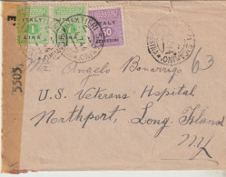 231-Amgot X Estero-Occupazione Alleata Sicilia-da Gualtieri Sicaminò-Messina A Northport-Long Island-U.S.A. - Anglo-Amerik. Bez.: Sicilë