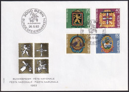 SCHWEIZ 1983 Mi-Nr. 1251/54 FDC - FDC