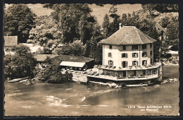 AK Neuhausen Am Rheinfall, Ansicht Vom Hotel Schlösschen Wörth Am Rheinfall  - Neuhausen Am Rheinfall