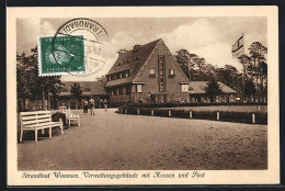 AK Berlin-Wannsee, Verwaltungsgebäude Mit Kassen Und Post  - Wannsee