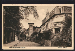 AK Bad Freienwalde, Hotel Heilige Hallen  - Bad Freienwalde