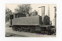 Photo Locomotive CP 63 Toulon 1937 Var 83 Provence Sud France Train Gare Chemin Chemins Fer Motrice Vapeur Métrique 230 - Treinen