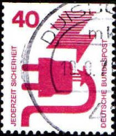 RFA Poste Obl Yv: 575c Mi:699C Jederzeit Sicherheit Accidents Electriques (TB Cachet Rond) - Used Stamps