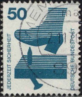 RFA Poste Obl Yv: 576 Mi:700A Jederzeit Sicherheit Clous (Beau Cachet Rond) - Used Stamps