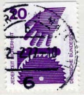 RFA Poste Obl Yv: 574bH Mi:696CH Scie Circulaire (cachet Rond) - Used Stamps