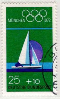 RFA Poste Obl Yv: 571 Mi:720 JO München Voile (Beau Cachet Rond) - Used Stamps