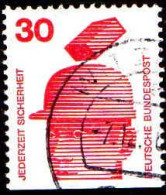 RFA Poste Obl Yv: 565c Mi:698C Jederzeit Sicherheit Accidents De Chantier (Beau Cachet Rond) - Used Stamps