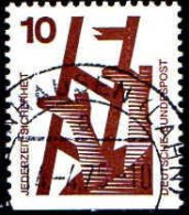 RFA Poste Obl Yv: 564c Mi:695CD Jederzeit Sicherheit Accidents Du Travail (TB Cachet Rond) - Used Stamps
