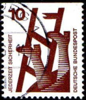 RFA Poste Obl Yv: 564c Mi:695C Jederzeit Sicherheit Accidents Du Travail (Beau Cachet Rond) - Used Stamps