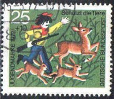 RFA Poste Obl Yv: 561 Mi:712 Jugendmarke Schützt Die Tiere (Beau Cachet Rond) - Used Stamps