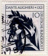 RFA Poste Obl Yv: 549 Mi:693 Dante Alighieri Poète Italien (Beau Cachet Rond) - Oblitérés