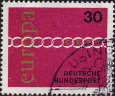 RFA Poste Obl Yv: 539 Mi:676 Europa Cept Chaine (cachet Rond) - Usados