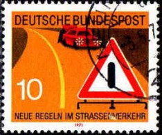 RFA Poste Obl Yv: 535 Mi:671 Neue Regeln Im Straßenverkehr (Beau Cachet Rond) - Used Stamps