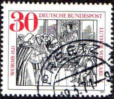 RFA Poste Obl Yv: 533 Mi:669 Worms Luther Vor Karl V (TB Cachet Rond) - Used Stamps