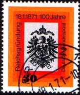 RFA Poste Obl Yv: 522 Mi:658 100.Jahre Reichsgründung (TB Cachet Rond) - Gebraucht