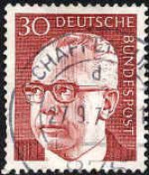 RFA Poste Obl Yv: 509 Mi:638 Bundespräsident Gustav Heinemann (TB Cachet Rond) - Used Stamps