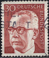 RFA Poste Obl Yv: 509 Mi:638 Bundespräsident Gustav Heinemann (Obl.mécanique) - Used Stamps