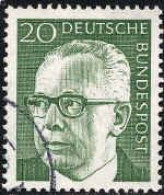 RFA Poste Obl Yv: 507 Mi:637 Bundespräsident Gustav Heinemann (cachet Rond) - Used Stamps