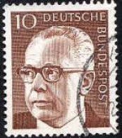 RFA Poste Obl Yv: 506 Mi:636 Bundespräsident Gustav Heinemann (cachet Rond) - Used Stamps