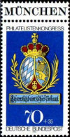 RFA Poste N** Yv: 617 Mi:767 Philatelistenkongress Kurpfalzbairisches Postamt. Bord De Feuille - Unused Stamps