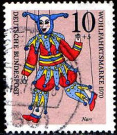 RFA Poste Obl Yv: 501 Mi:650 Wohlfahrtsmarke Narr (cachet Rond) - Used Stamps