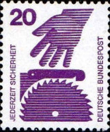 RFA Poste N** Yv: 574 Mi:696A Burg Gemen (Dent 1 Peu Courte) - Unused Stamps